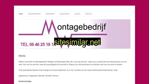 montagebedrijfwillegers.nl alternative sites
