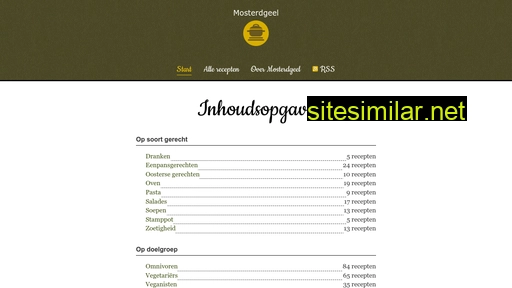 mosterdgeel.nl alternative sites