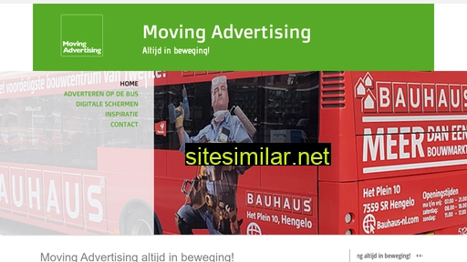 Moving-advertising similar sites