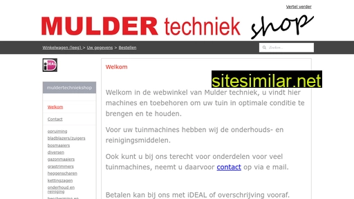 muldertechniekshop.nl alternative sites