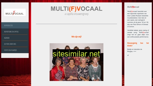 multifvocaal.nl alternative sites