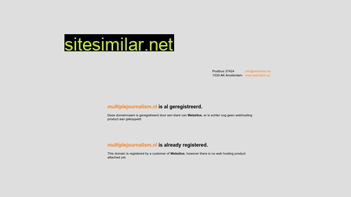 multiplejournalism.nl alternative sites