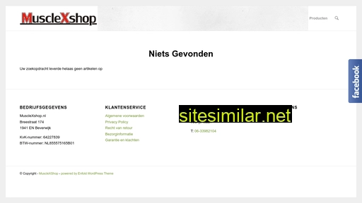musclexshop.nl alternative sites
