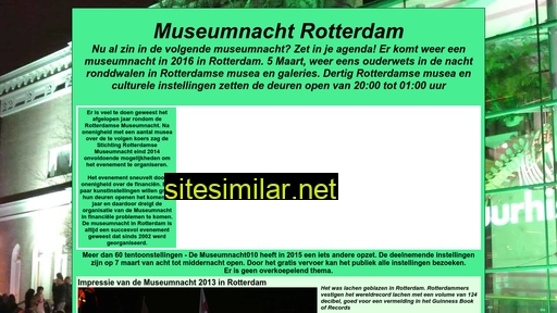 museumnachtrotterdam.nl alternative sites