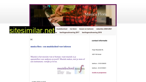 musicaflora.nl alternative sites