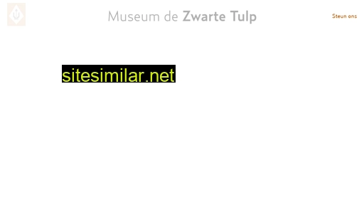 museumdezwartetulp.nl alternative sites