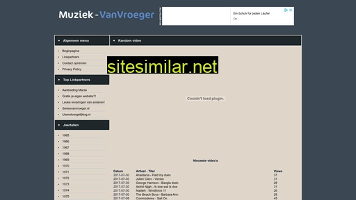muziek-vanvroeger.nl alternative sites