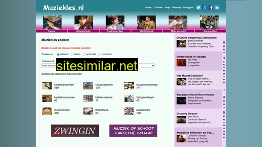 muziekles.nl alternative sites