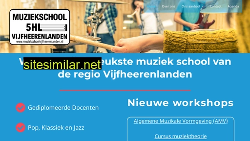 muziekschoolvijfheerenlanden.nl alternative sites