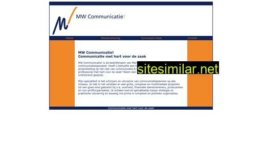 Mwcommunicatie similar sites