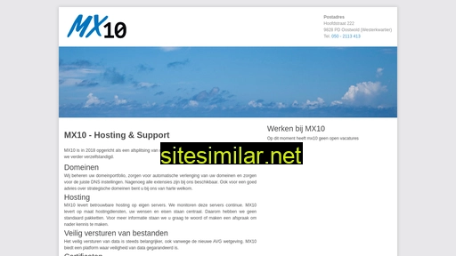 mx10.nl alternative sites