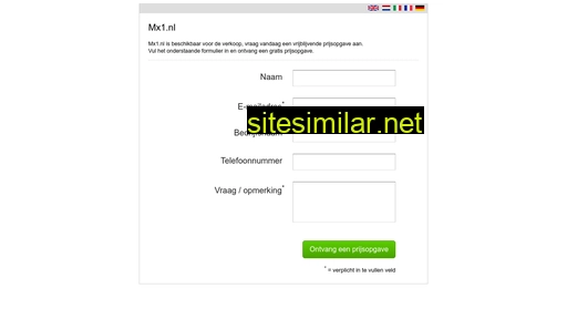 mx1.nl alternative sites