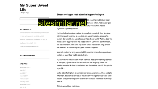 mysupersweetlife.nl alternative sites