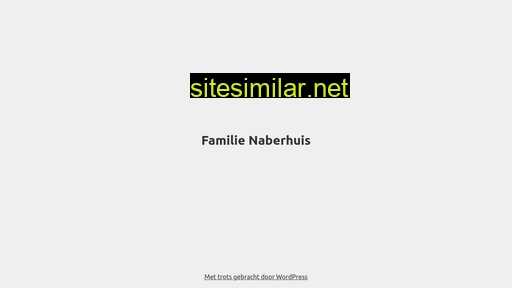 naberhuis.nl alternative sites