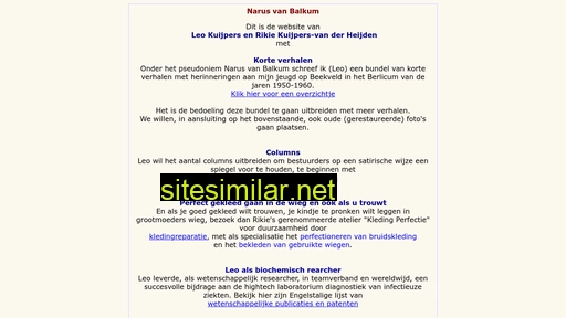 narusvanbalkum.nl alternative sites
