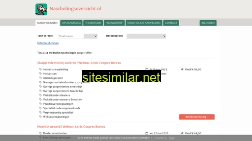 nascholingsoverzicht.nl alternative sites