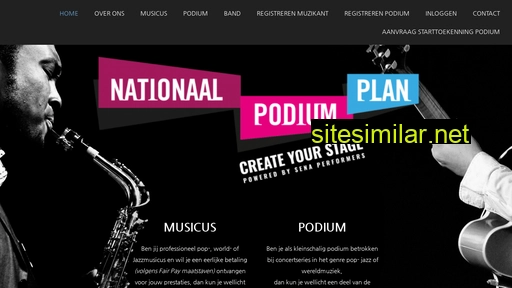 nationaalpodiumplan.nl alternative sites
