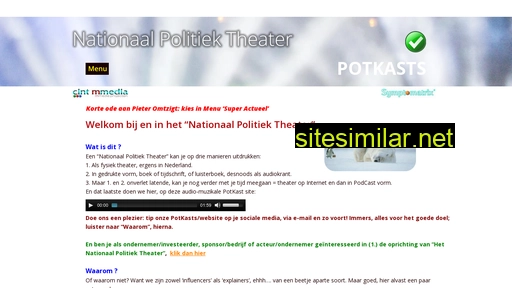 nationaalpolitiektheater.nl alternative sites
