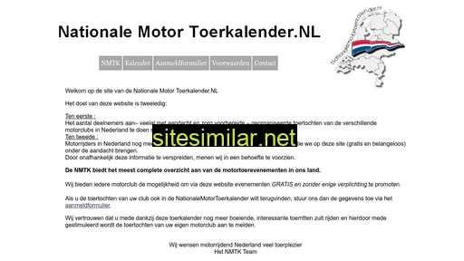 nationalemotortoerkalender.nl alternative sites