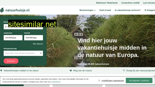 natuurhuisje.nl alternative sites
