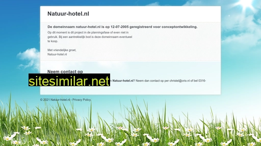 natuur-hotel.nl alternative sites