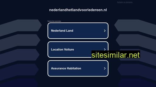 nederlandhetlandvooriedereen.nl alternative sites