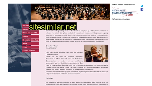 Nederlandsbegeleidingsorkest similar sites