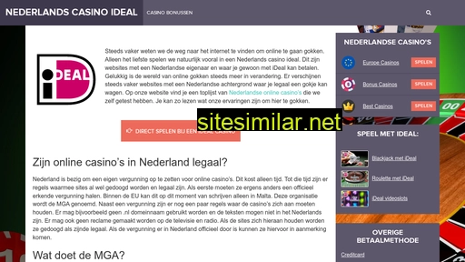 nederlandscasinoideal.nl alternative sites