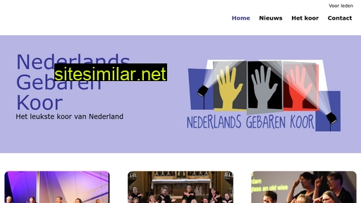 nederlandsgebarenkoor.nl alternative sites