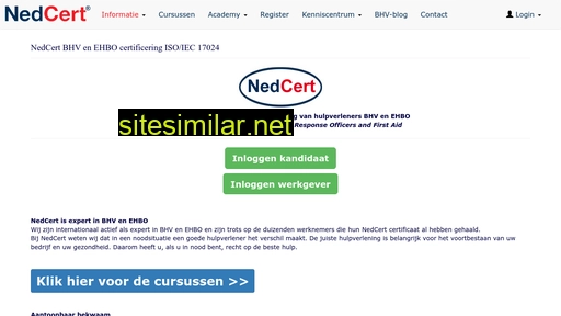 nedcert.nl alternative sites