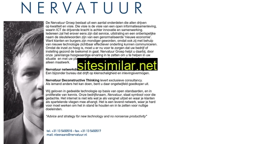 nervatuur.nl alternative sites