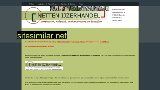 nettenijzerhandel.nl alternative sites