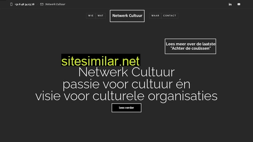 Netwerkcultuur similar sites