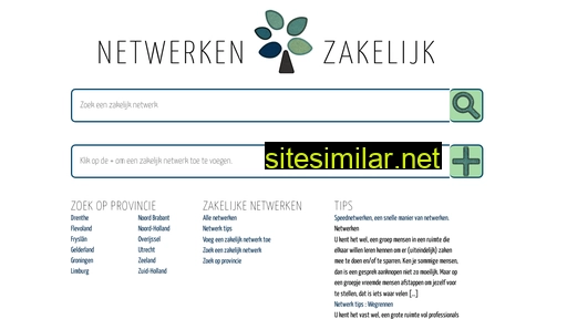 netwerkenzakelijk.nl alternative sites