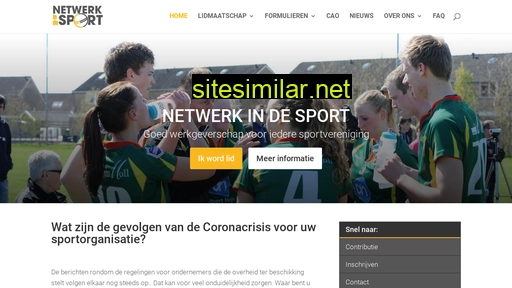 netwerkindesport.nl alternative sites