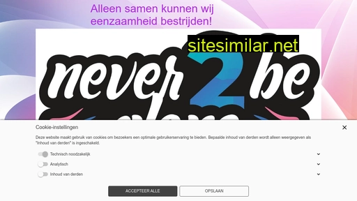 never2bealone.nl alternative sites