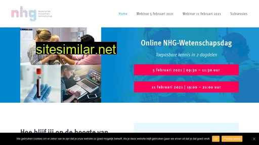 nhgwetenschapsdag.nl alternative sites