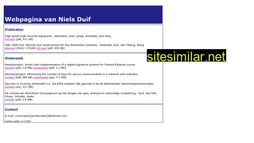 nielsduif.nl alternative sites