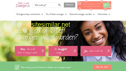 nietofwelzwanger.nl alternative sites