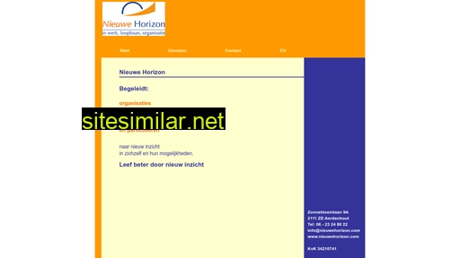 nieuwe-horizon.nl alternative sites