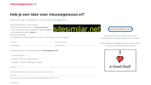 nieuwegewoon.nl alternative sites