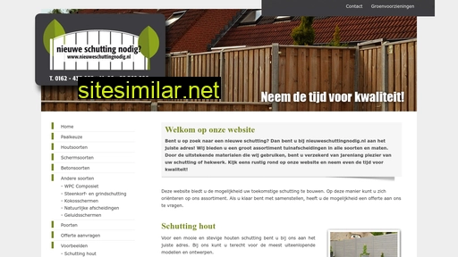 nieuweschuttingnodig.nl alternative sites