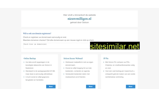 nieuwmilligen.nl alternative sites