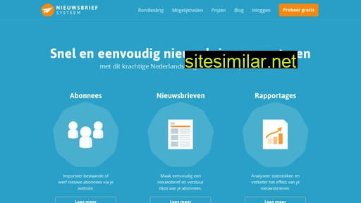 nieuwsbriefsysteem.nl alternative sites