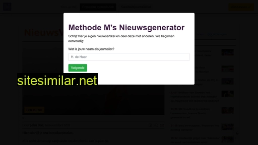 nieuwsgenerator.nl alternative sites