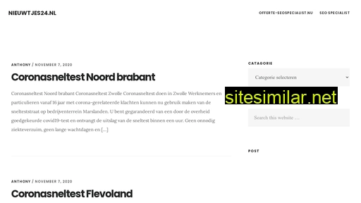 Nieuwtjes24 similar sites