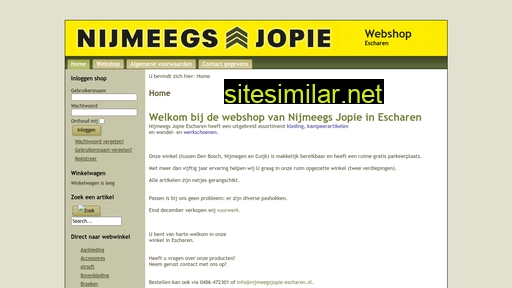 Nijmeegsjopie-webshop-escharen similar sites