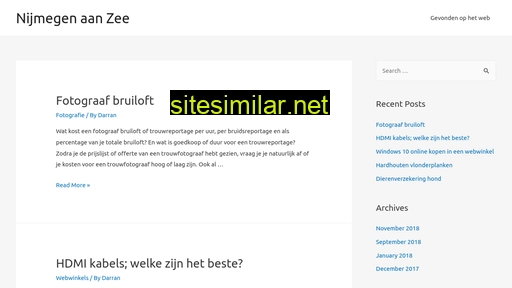 nijmegenaanzee.nl alternative sites