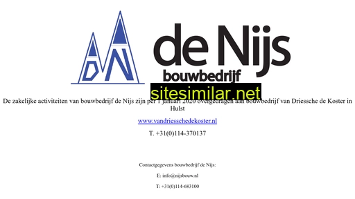 nijsbouw.nl alternative sites