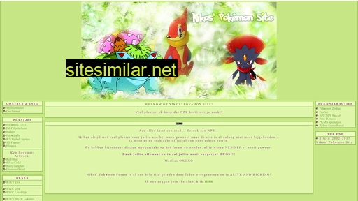 nikospokemonsite.nl alternative sites